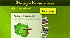 Desktop Screenshot of nocleg-krasnobrod.pl